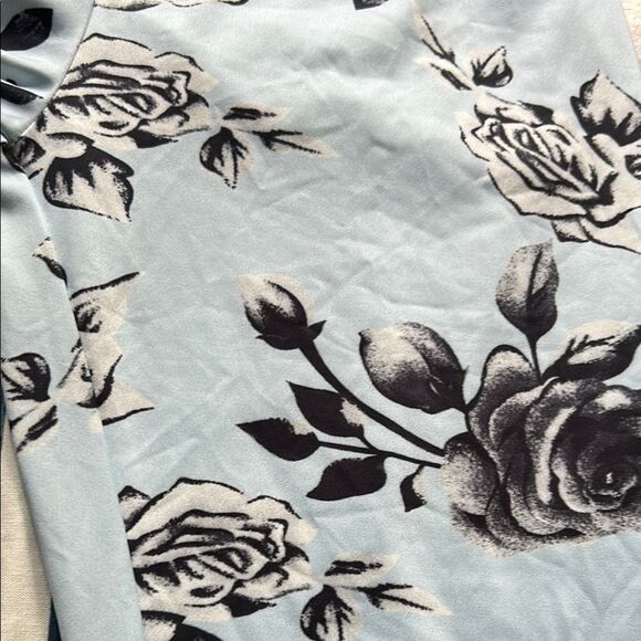 Floral Print Leggings with Striped Waistband new no tags bottom pockets Sz xl - Picture 14 of 14